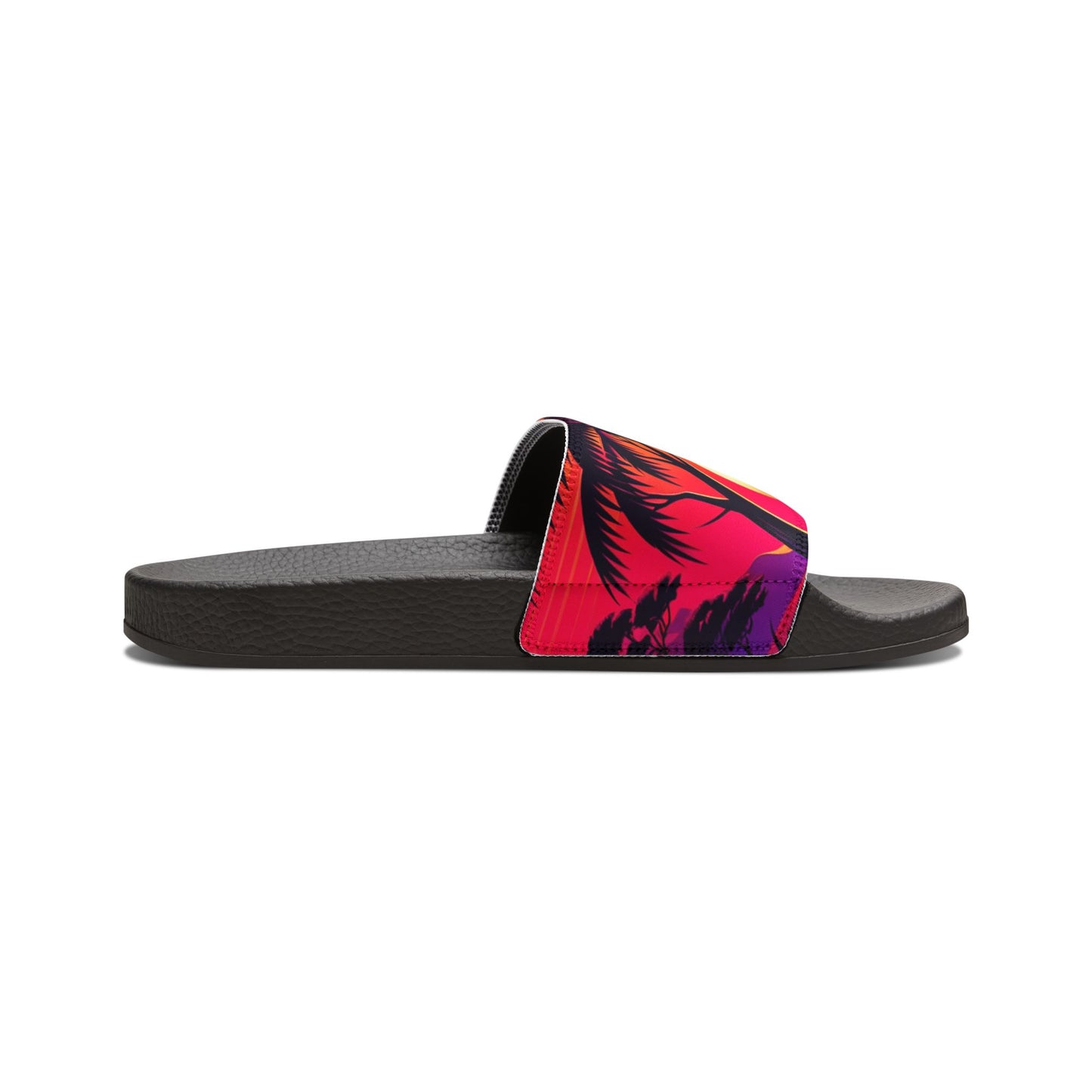 Tropical Sunset Sandals for Men - Removable-Strap Design