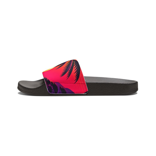 Tropical Sunset Sandals for Men - Removable-Strap Design