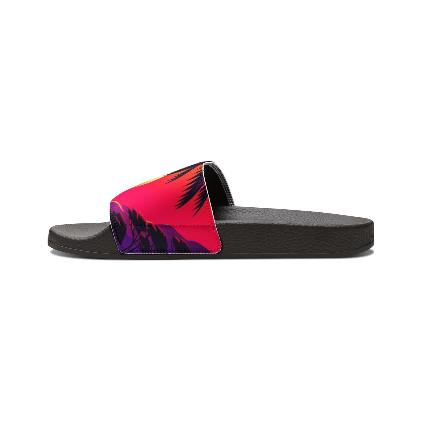 Tropical Sunset Sandals for Men - Removable-Strap Design